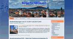 Desktop Screenshot of buerger-fuer-goerlitz.de
